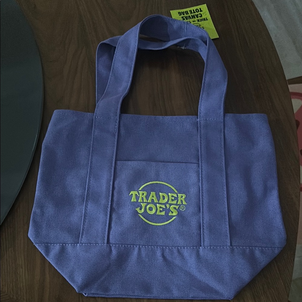 Trader Joe's Purple Tote Bag
